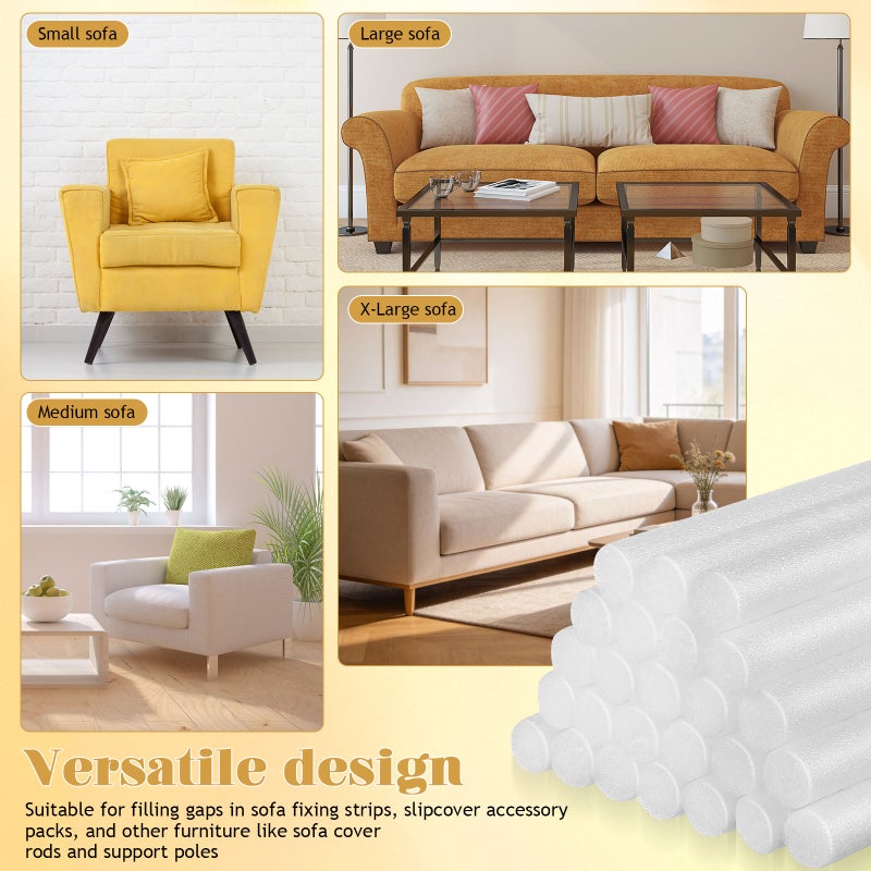 25pcs Sticks For Sofa Cover Tuck Grips Slipcover Accessories Couch Cover Holders Non- Stays For Furniture Home Decor - Image 4