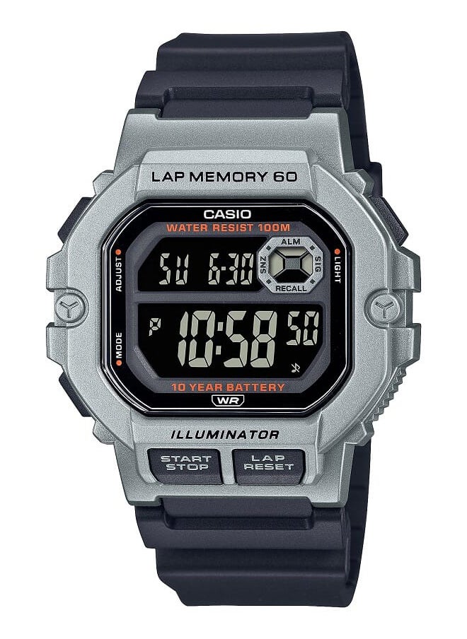 CASIO Resin Digital Wrist Watch WS-1400H-1BVDF  - Image 1