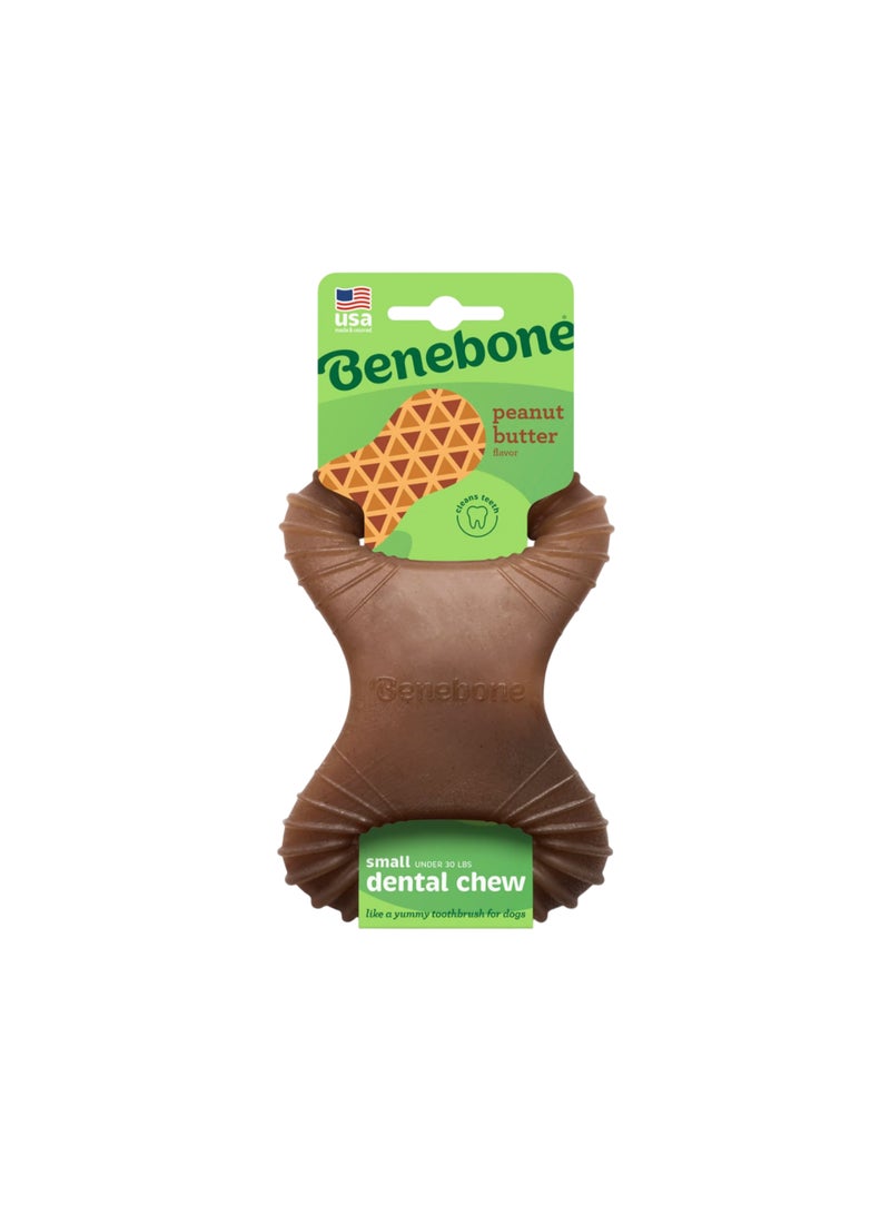 Benebone Dental Dog Chew Toy Peanut - Image 1