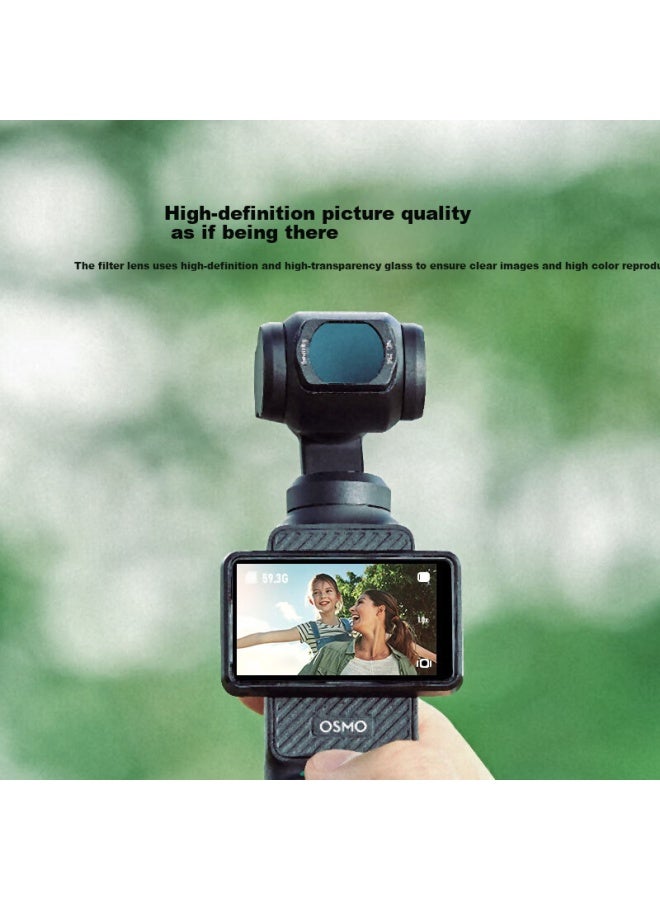 Smallrig 4776 Magnetic Cpl Polarizing Filter For Dji Pocket 3, Black And White Soft Light Filter Nd8/64/256 Set, Compatible With Gimbal Osmo Camera Lens Accessories - Image 3