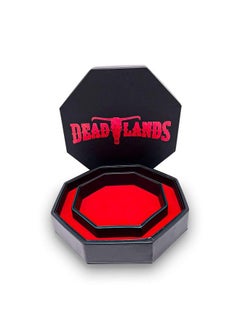 Deadlands Red Tray Of Holding Hexagon Rpg Dice Tray