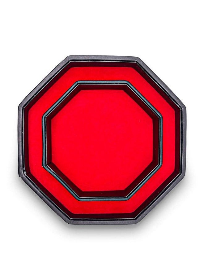 Norse Foundry - Deadlands Red Tray Of Holding Hexagon Rpg Dice Tray - Image 1