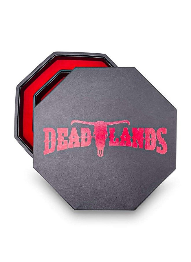 Norse Foundry - Deadlands Red Tray Of Holding Hexagon Rpg Dice Tray - Image 1