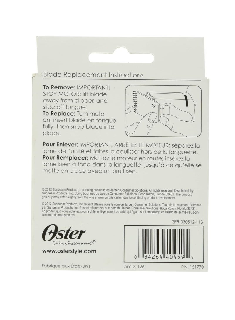 Oster Oster Professional 76918-126 Replacement Blade, Classic 76/Star-Teq/Power-Teq Clippers, Size #2, 1/4" (6.3 mm)  - Image 2