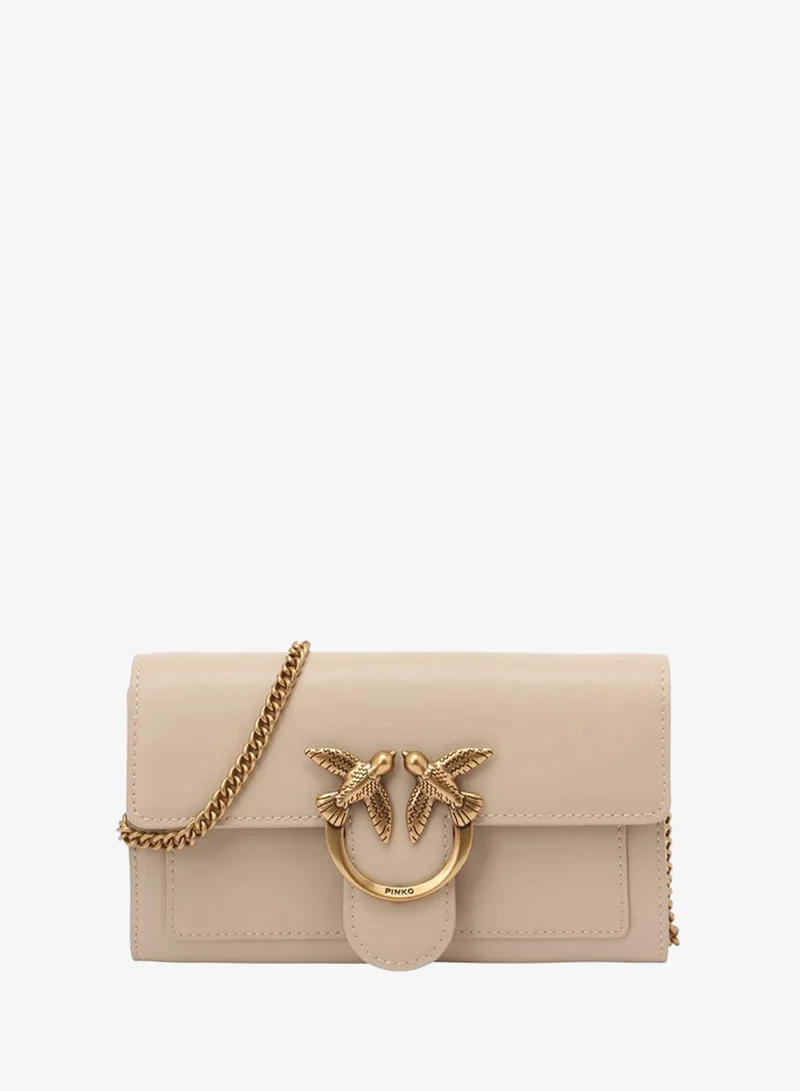 بينكو Logo Detail Flap Over Shoulder Bag