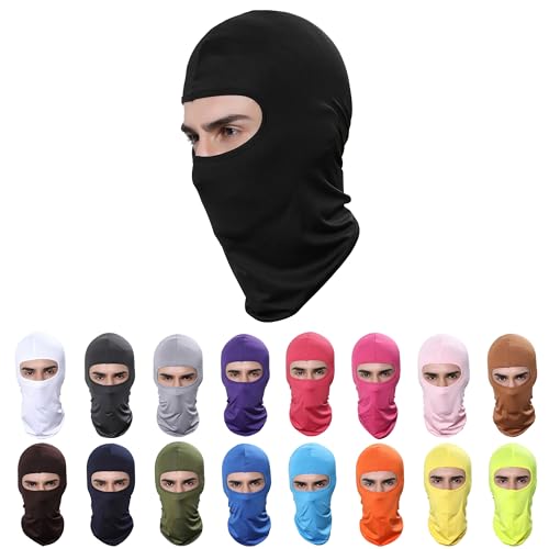 Pukavt Balaclava Face Mask, Ski Mask for Men Women, UV Protection Windproof Scarf for Motorcycle Snowboard Cycling Black - Image 1