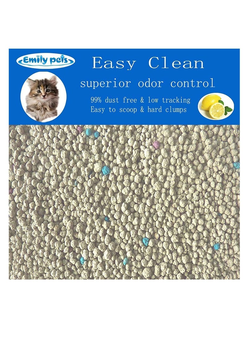 إيميلي بيتس قمامة قطط من البنتونيت الفاخرة المعطرة برائحة الليمون 10 لتر - Image 3