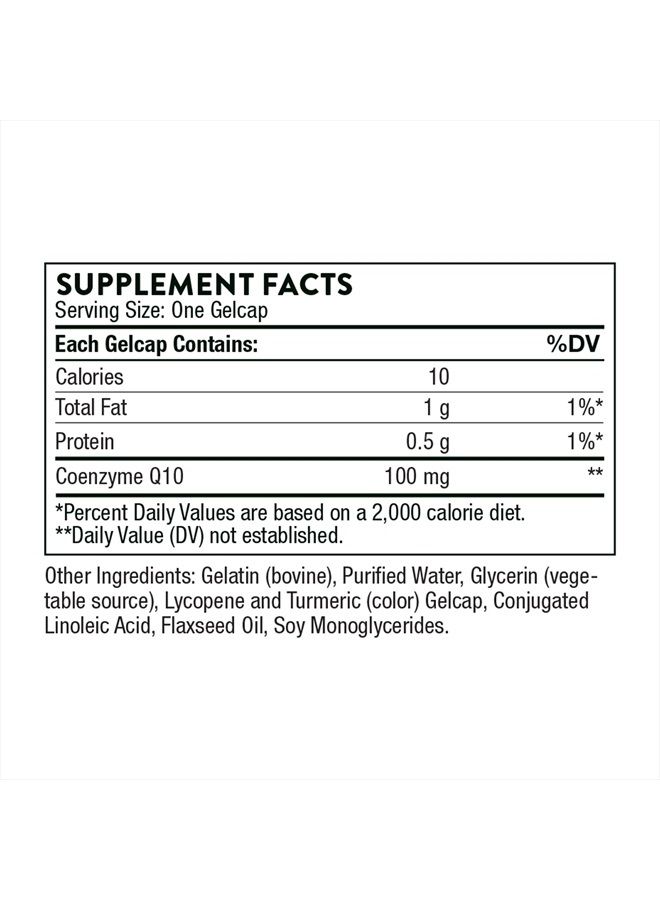 Thorne CoQ10 (سابقًا Q-Best 100) - 100 ملغ تم امتصاصه بشكل مثالي من يوبكوينون - مكمل غذائي خالي من الغلوتين لدعم صحة القلب ووظيفة الدماغ - 60 كبسولة جيلاتينية - Image 2