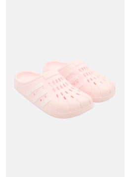Adidas Men Adilette Brand Logo Slip On Clogs, Pink  - Image 1