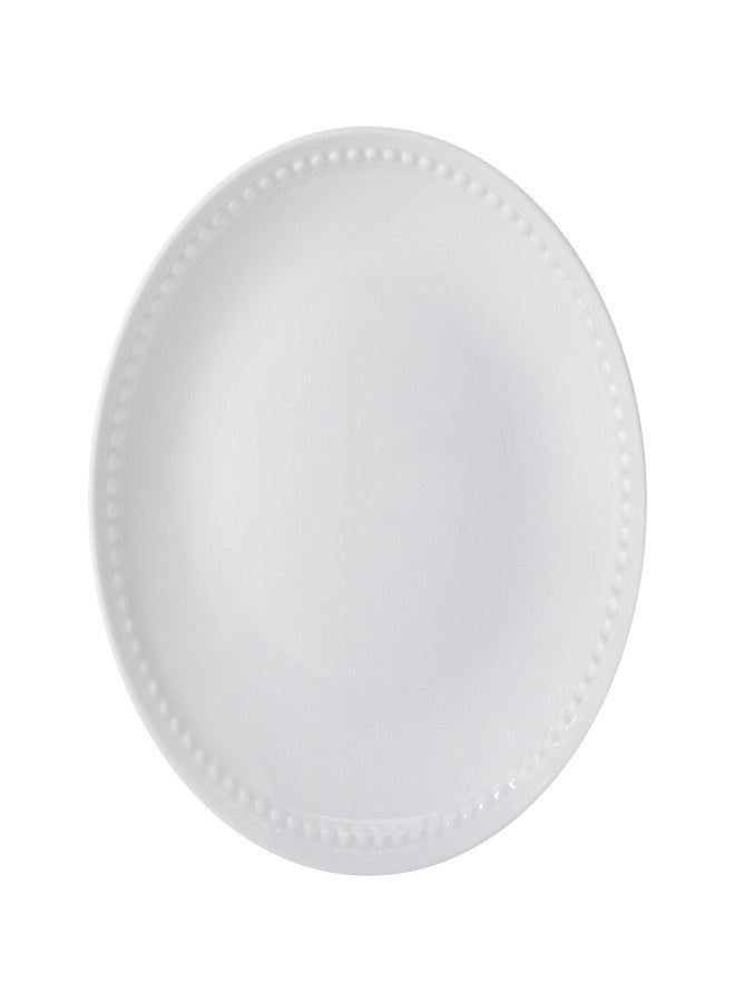 Everyday White طقم أطباق سلطة كوبيه من فيتز آند فلويد، أبيض يومي، مزين بالخرز، مكون من 4 قطع، 8.5 بوصة - Image 2