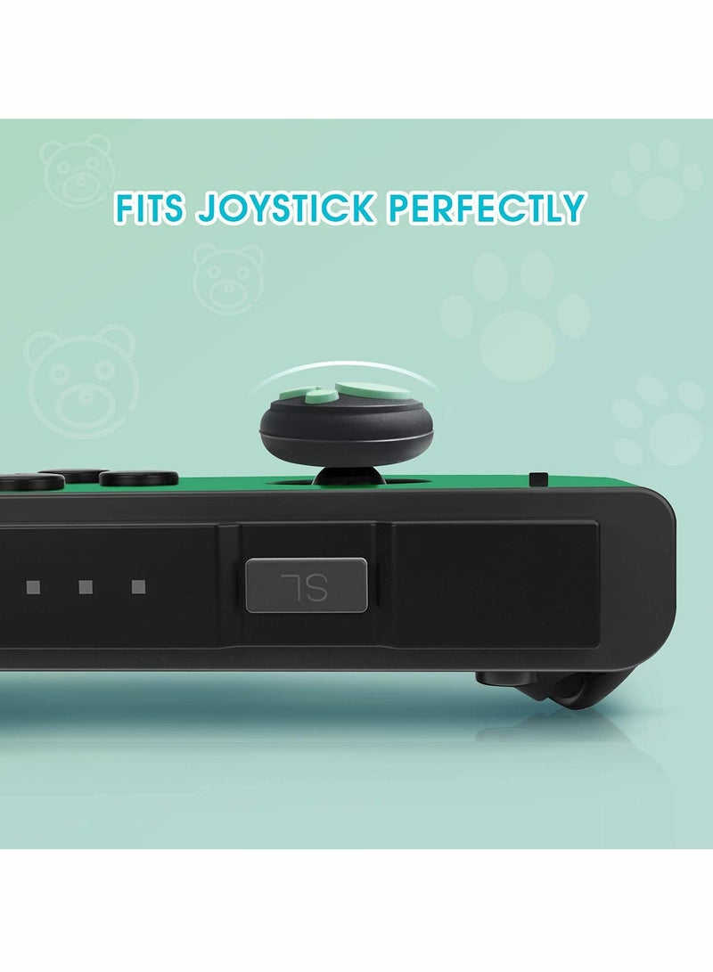 Silicone Thumb Grips for Nintendo Switch & Lite Controllers - lovely Animal Design - Soft Analog Stick Covers and Button Caps - 4 Pack - Image 4