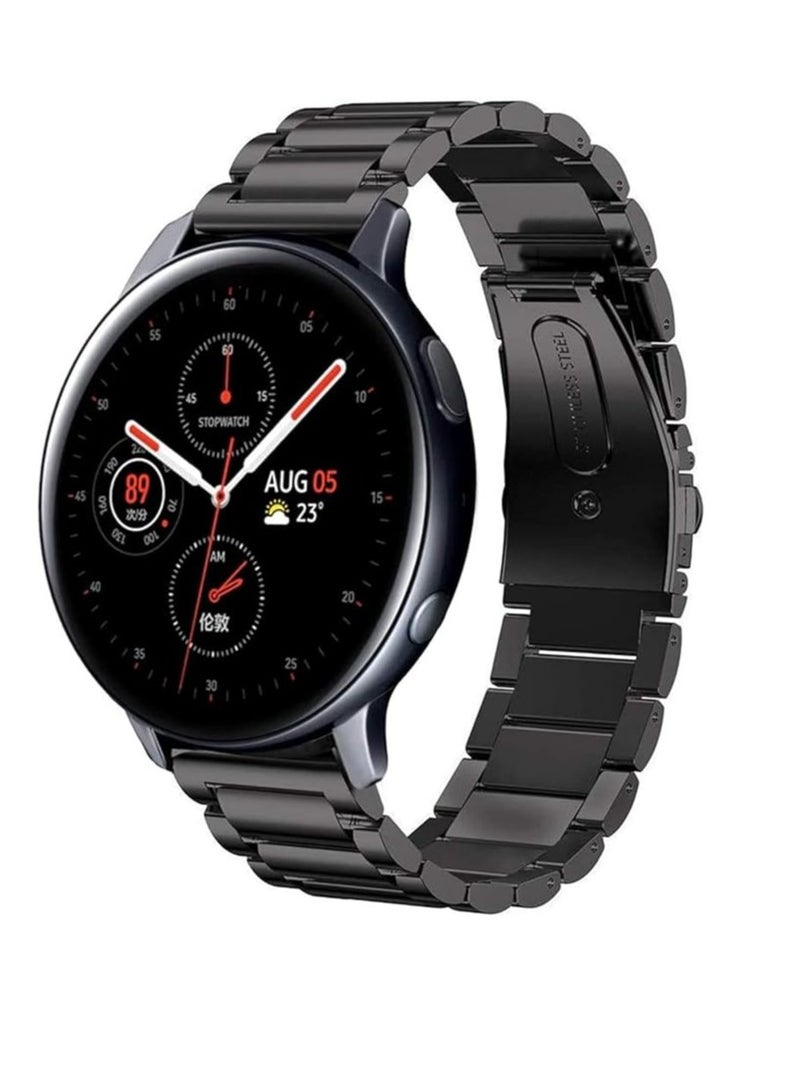 Metal Band 20MM Strap For Samsung Gear Sport/Watch 4/Watch 5 /Watch 5 Pro /S2 classic/active 2 40mm 44mm/Amaz fit GTS 3/ GTS 4/4 Mini/Bip 3/Pro/GTS 2 mini/GTS 2e/Bip U - Image 1