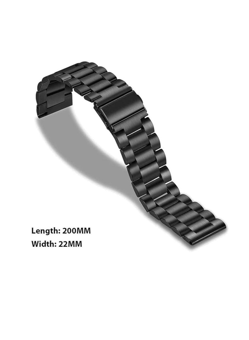 Metal Band 20MM Strap For Samsung Gear Sport/Watch 4/Watch 5 /Watch 5 Pro /S2 classic/active 2 40mm 44mm/Amaz fit GTS 3/ GTS 4/4 Mini/Bip 3/Pro/GTS 2 mini/GTS 2e/Bip U - Image 3