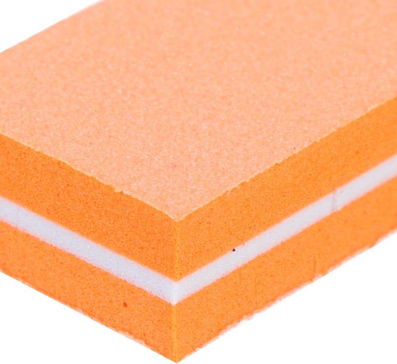 Uonlytech 20pcs Orange Mini Nail Files Nail Buffing Blocks Handheld Trimming Tools Manicure Accessories for Home and Expert Use - Image 3