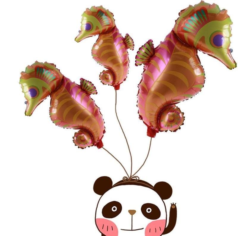 Balloonistics Large Under Water Ocean Theme Sea Animals Foil Balloon for Birthday and Decoration (Sea Horse) - Image 4