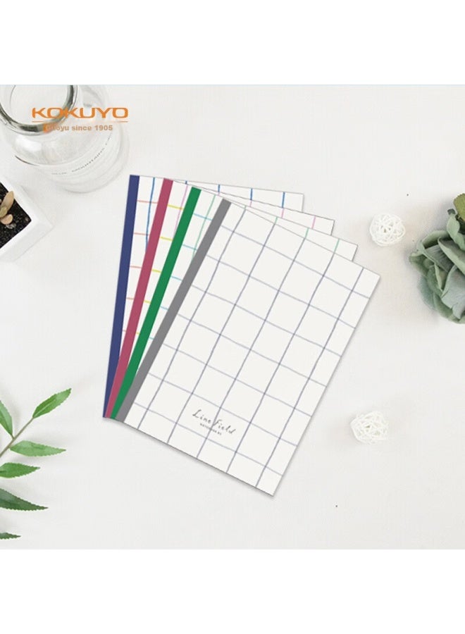 Kokuyo Grid Impression Notebook, 5Mm Square Grid, Wirebound, B5 Size, 40 Sheets, 4 Books, Random Colors, Wsg-Nblb540 - Image 2