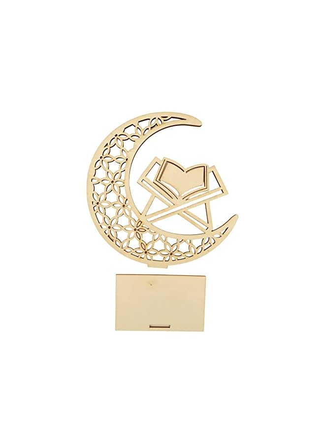 The Bros Ramadan Wooden Ornaments For EID Ramadan Table Decorations – EID Mubarak Table Decoration -Ramadan Decorations For Home Table - Image 2