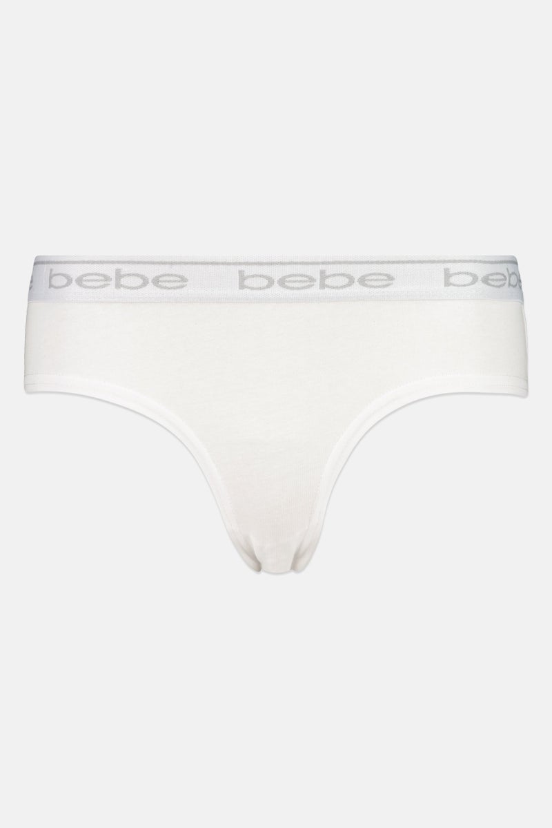 bebe Women 3 Pieces Brand Logo Panties, Multicolor - Image 3