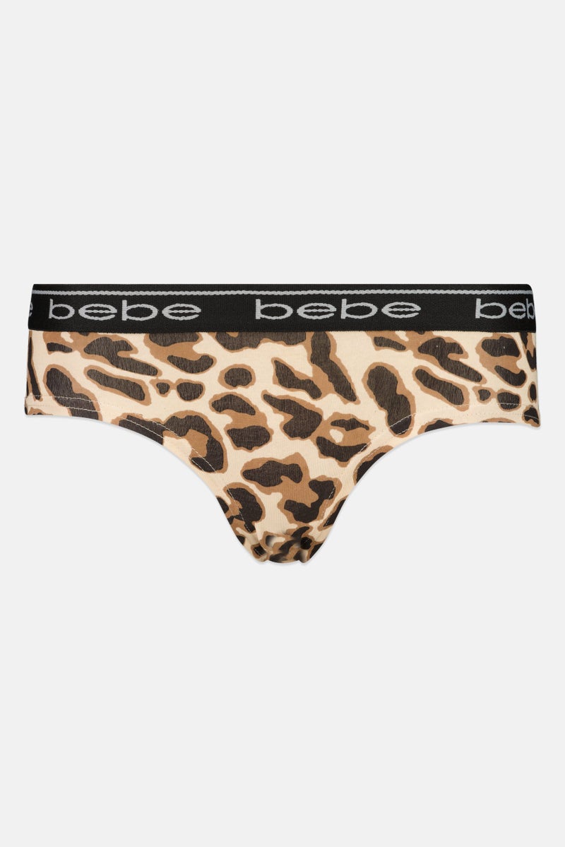 bebe Women 3 Pieces Brand Logo Panties, Multicolor - Image 4
