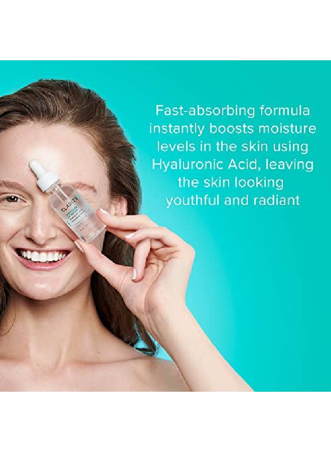 ClarityRx Daily Dose Of Water Hyaluronic Acid Hydrating Serum Plant Based Face Moisturizer For All Skin Types Paraben Free Natural Skin Care (1 Fl Oz) - Image 3