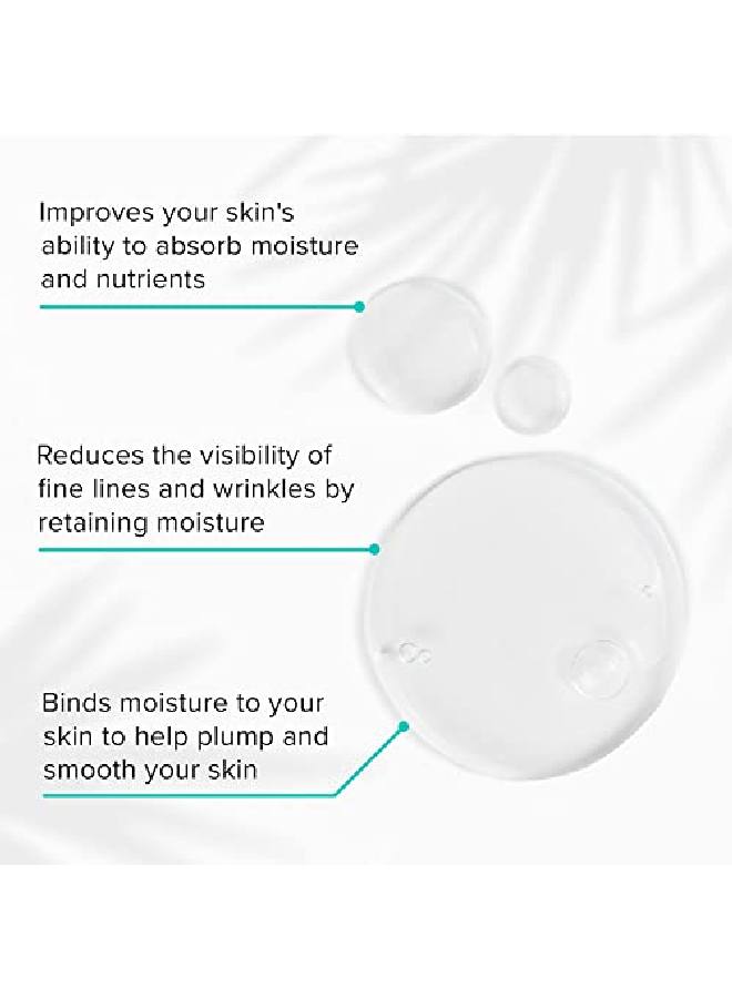 ClarityRx Daily Dose Of Water Hyaluronic Acid Hydrating Serum Plant Based Face Moisturizer For All Skin Types Paraben Free Natural Skin Care (1 Fl Oz) - Image 4