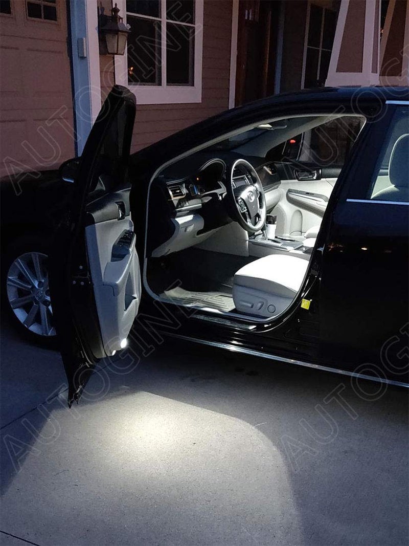 AUTOGINE مجموعة إضاءة داخلية LED بيضاء مكونة من 13 قطعة لسيارة تويوتا كامري 2012 2013 2014 2015 2016 2017 2018 2019 2020، مصابيح LED داخلية فائقة السطوع 6000K + أداة تركيب - Image 4