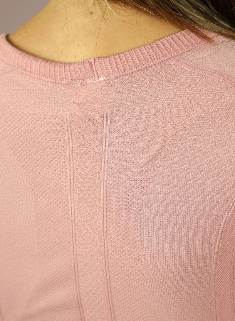 THUGFIT Vortex Tee Ladies T-shirt - Pink - Image 4