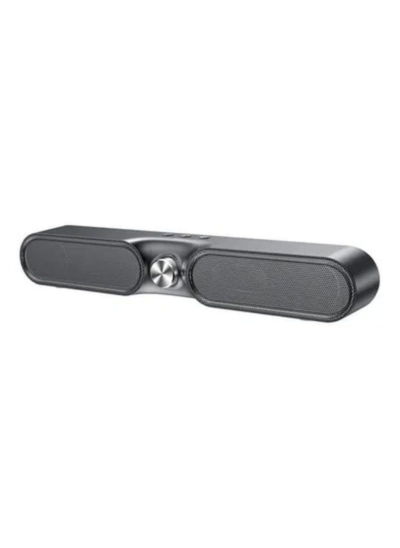 Yesido - YSW-05 DUAL HORNS BLUETOOTH 5.0 HIFI BASS STEREO SURROUND WIRELESS HANDSFREE SPEAKER SOUNDBAR WITH MIC - Image 1