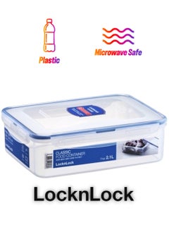 LOCK & LOCK LocknLock 2.1L  Rectangular  Airtight Food Storage Container- BPA-Free, Microwave, Freezer, and Dishwasher Safe  - Image 1
