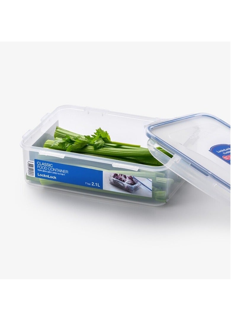 LocknLock Rectangular Food Storage Container 2.1L Airtight Leakproof Lid, BPA-Free, Microwave, Freezer & Dishwasher Safe, Space-Saving Container for Meal Prep & Leftovers - Image 3