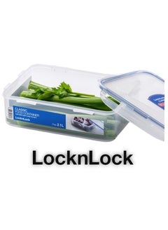 LOCK & LOCK LocknLock 2.1L  Rectangular  Airtight Food Storage Container- BPA-Free, Microwave, Freezer, and Dishwasher Safe  - Image 2
