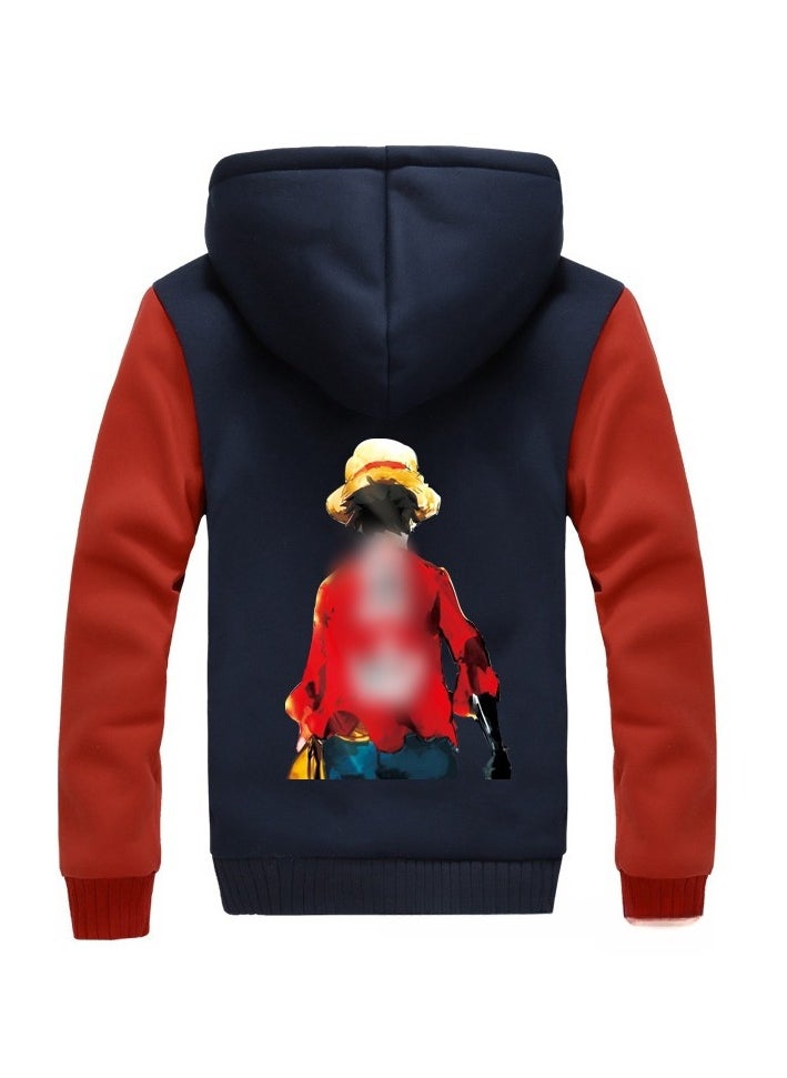 KUYING New One Piece Printed Zipper Sweatshirt Casual Sportswear  - Image 1