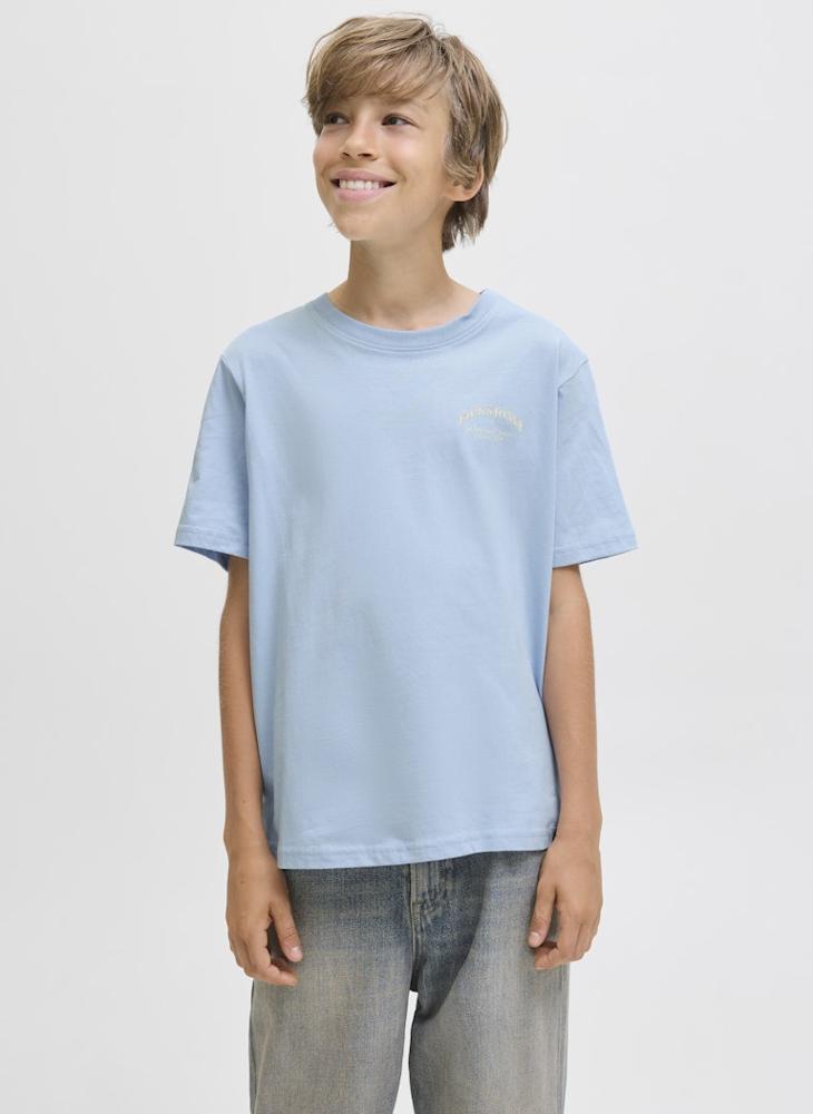 Jack & Jones Junior Youth Logo Crew Neck T-Shirt - Image 1