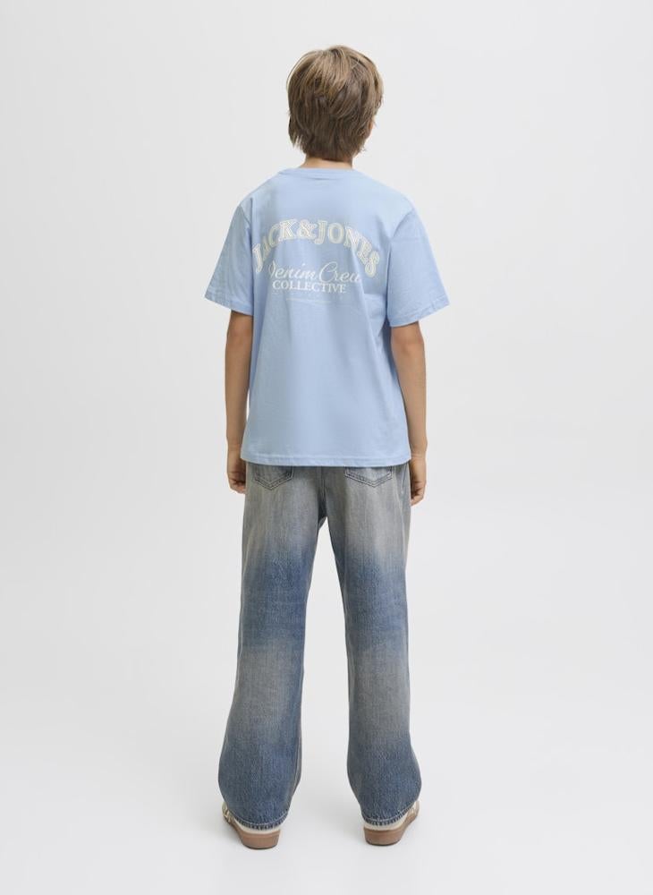 Jack & Jones Junior Youth Logo Crew Neck T-Shirt - Image 2