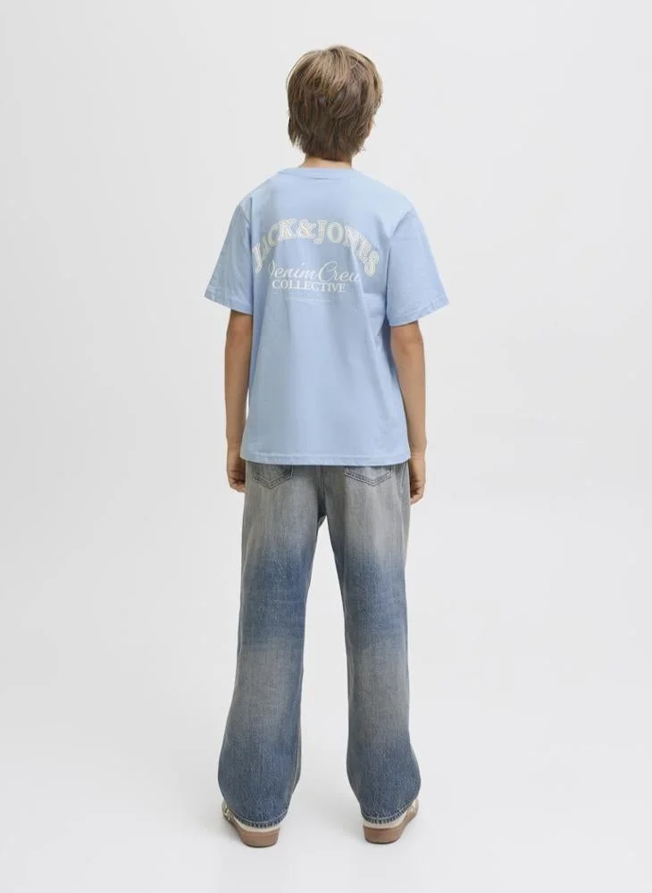 Jack & Jones Junior Youth Logo Crew Neck T-Shirt