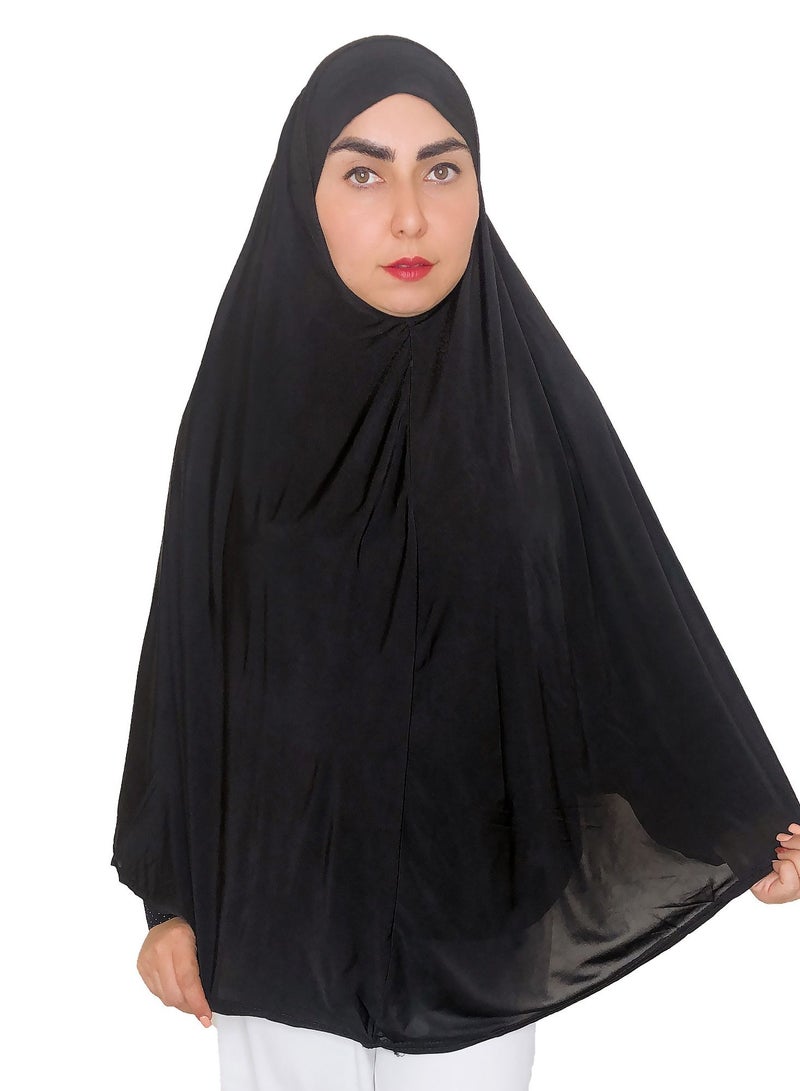 ليندا حجاب طويل أنيق للنساء من ليندا إسلامي ناعم خفيف الوزن من نسيج رايون 