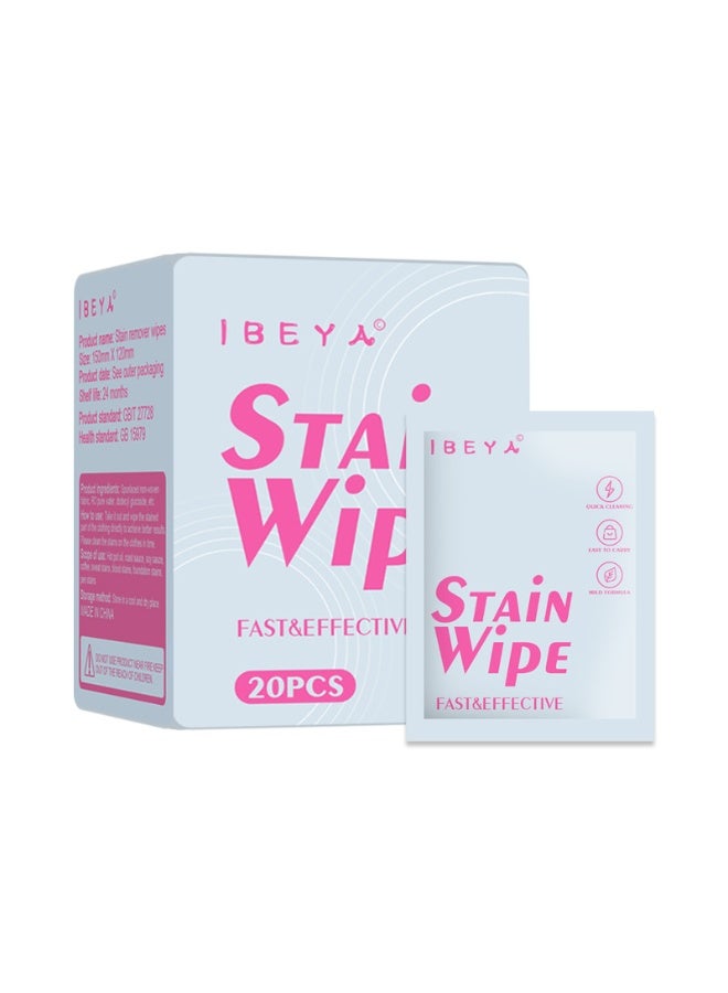 3 صناديق من مناديل البقع سريعة المفعول فعالة بدون غسل معجزة لإزالة بقع الملابس العنيدة أثناء التنقل - Image 1