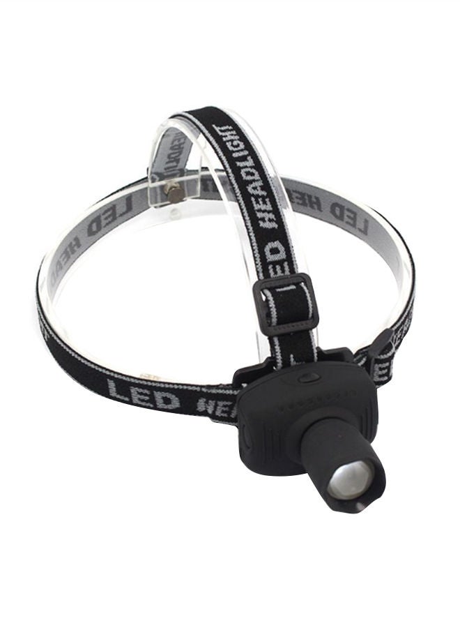 Waterproof LED Head Flashlight Black 2.5 x 7.4centimeter - Image 1