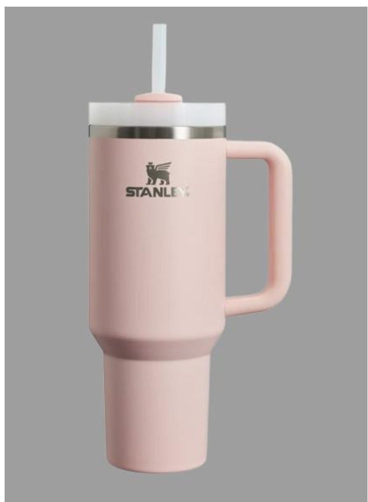 Stanley Quencher H2.0 FlowState 30oz Stainless Steel Tumbler with Lid and Straw - Vacuum Insulated for Water, Iced Tea, Coffee, Smoothies, and More, Bloom – Durable, Leak-Proof, Stylish Hydration for Home, Office, or On-the-Go - Image 1