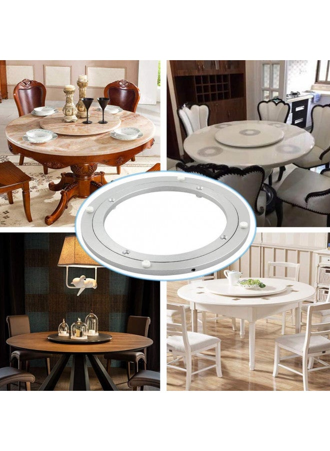 Dailydanny Dailydanny Aluminum Heavy Duty Lazy Susan Rotating Turntable Bearing Swivel Plate Hardware for Dining-Table (16 inch)  - Image 2