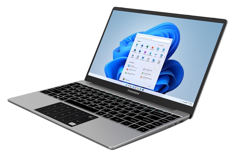 Thomson NEO 14.1 Inch IN-P14C Intel Celeron Dual Core N4020 Processor & Window 11 Home Notebook (4 GB RAM DDR4/ 128 GB SSD/Numeric Touch Pad/Thin & Light Weight/Silver) - Image 3