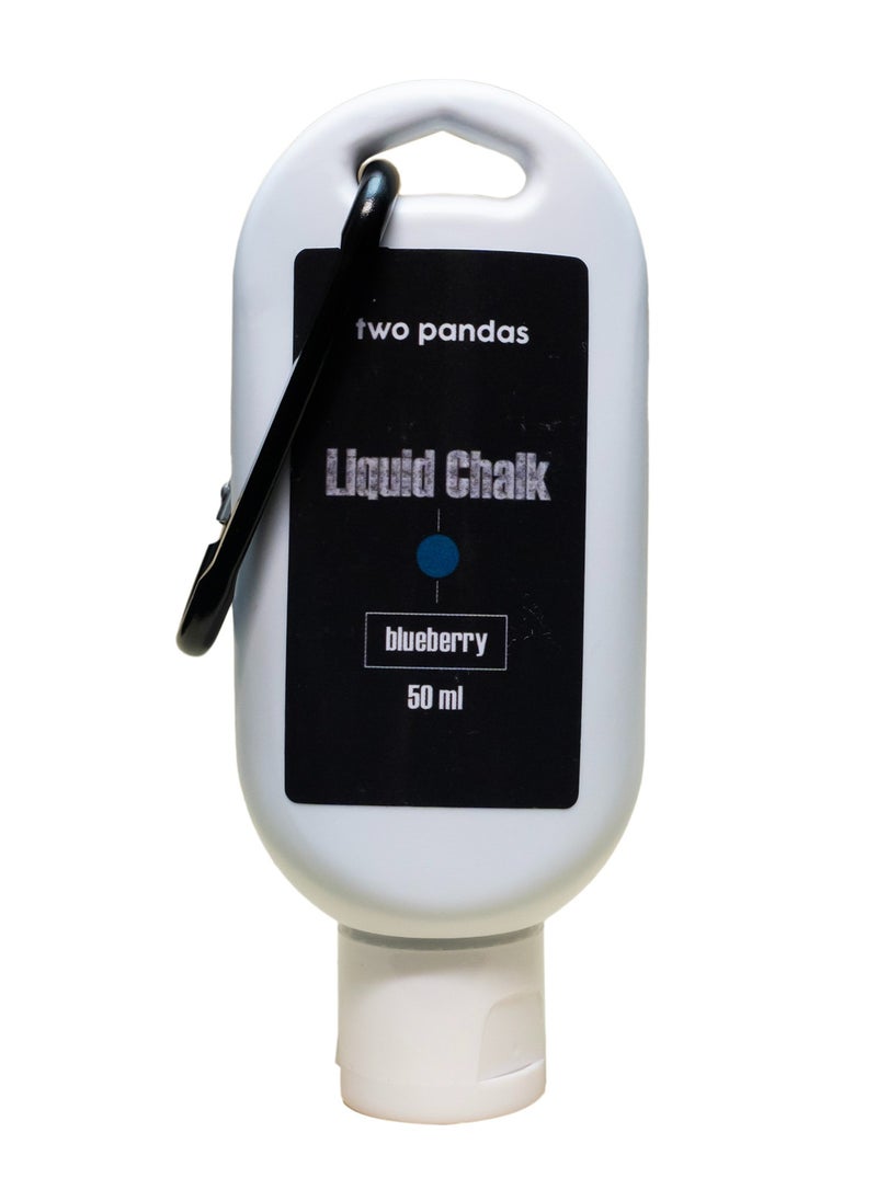 two pandas - Pandas Liquid Chalk (Blue Blueberry) For Rock Climbing Calisthenics Bouldering Gym Crossfit Gymnastics Weightlifting (Not For Pole Dancing) - Image 1
