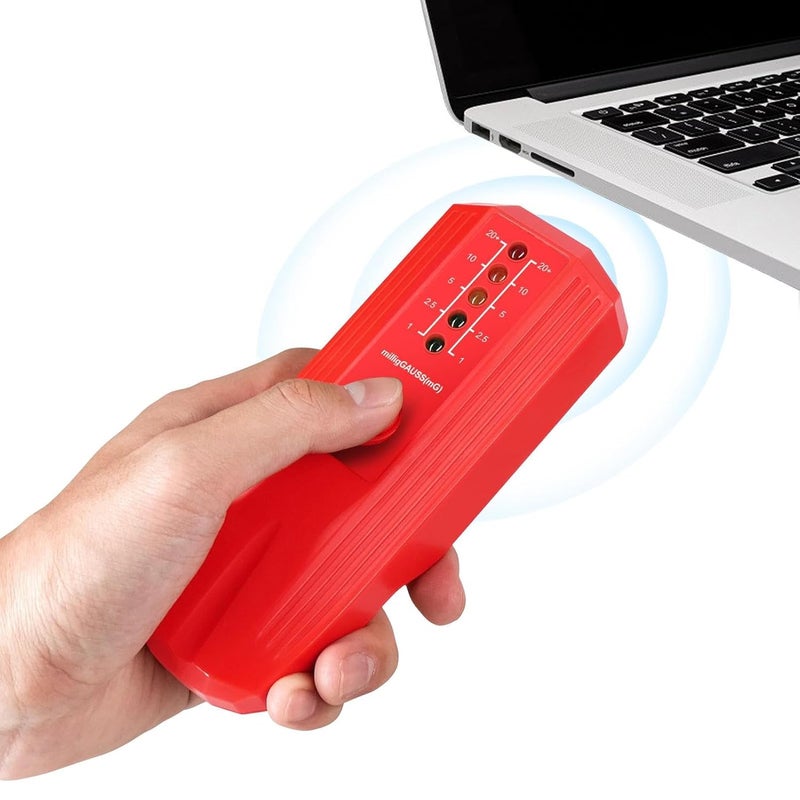 Handheld Digital LCD EMF Detector Tester For Home Office Outdoor Ghost Hunting - Image 2