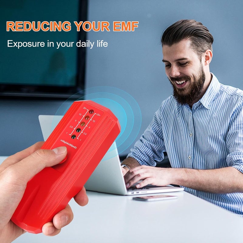 Handheld Digital LCD EMF Detector Tester For Home Office Outdoor Ghost Hunting - Image 3