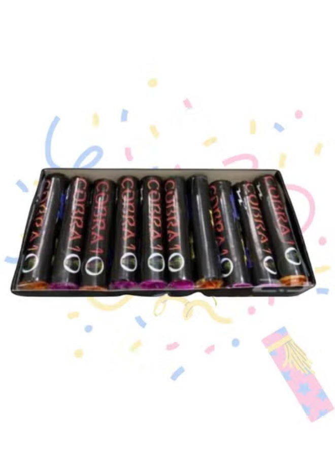 10-Piece Party Popper Roll Set