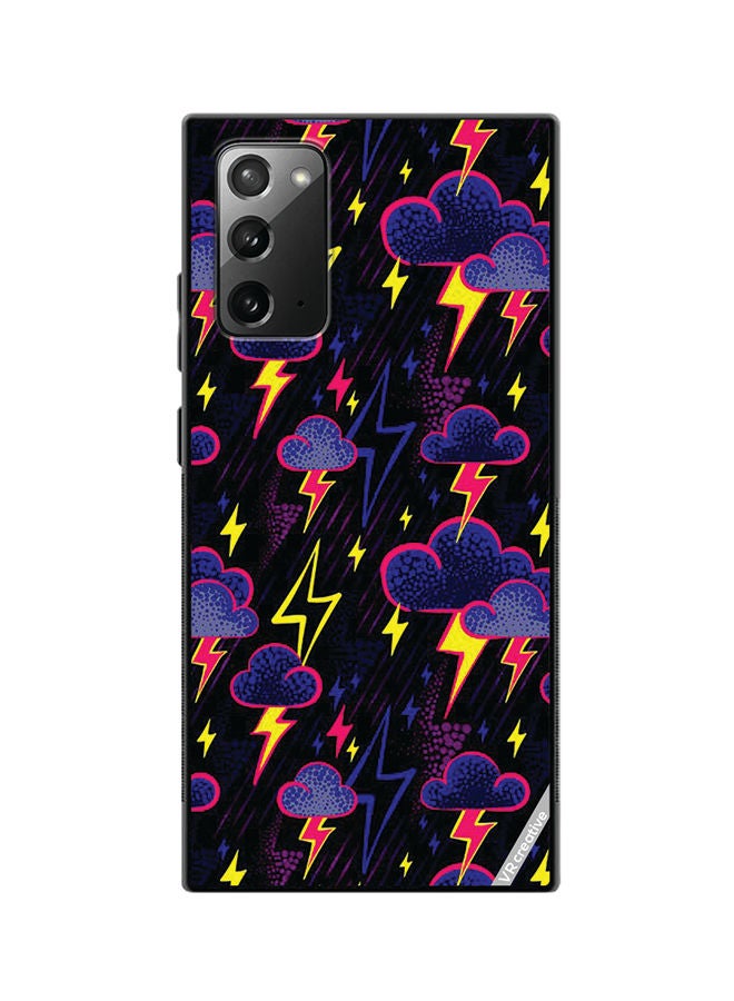 VR CREATIVE Protective Case Cover For Samsung Galaxy Note20 5G Lightening Design Multicolour - Image 1