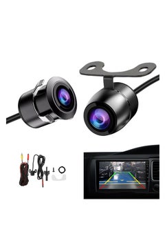 KASTWAVE Car Reversing Camera, 170° Wide Angle Back Up Camera for Cars, Hd Night Vision Navigation Reversing Image Camera, Waterproof Shockproof Camera with 2 Installation Options, Universal Cars, Black  - Image 1