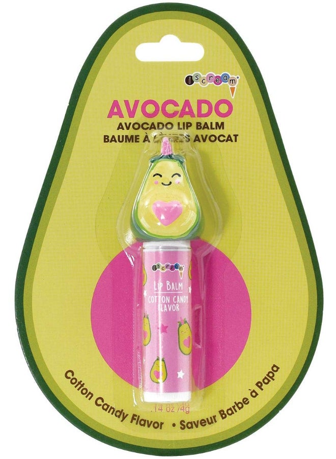 iscream Kawaii Avocado Shaped Cotton Candy Scented Lip Balm - Image 3