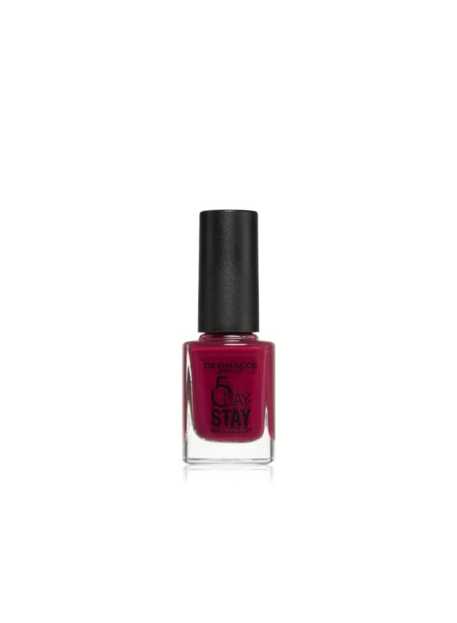 Dermacol 5 Day Stay Nail Polish 54 Romance 11ml - Image 1