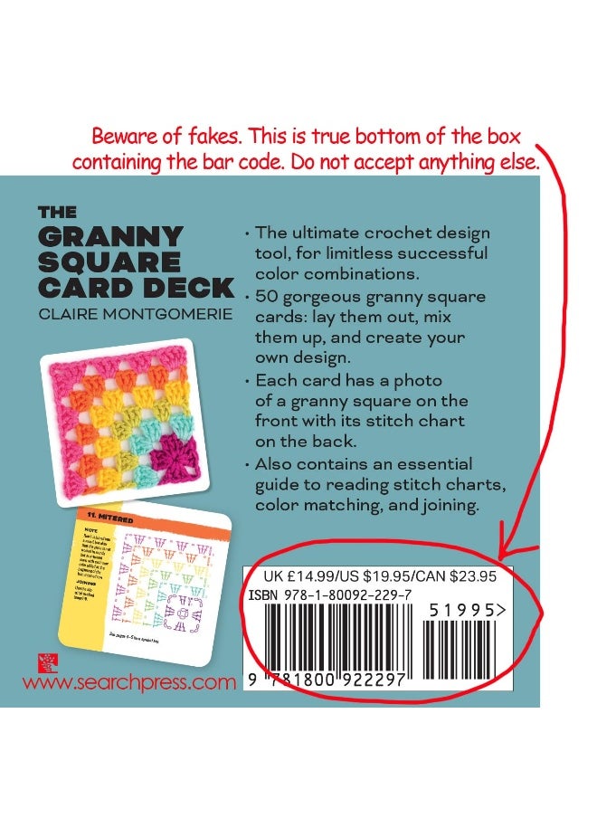 null - Granny Square Card Deck, The: 50 mix and match designs - Image 1